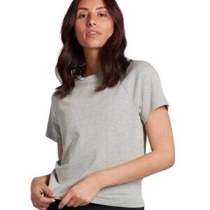 NEW RYU Kara Box Crew Neck Tee Grey T-Shirt Canada Made‎ Beautiful Tough Medium